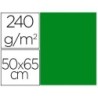 CARTULINA LIDERPAPEL 50X65 CM 240G/M2 VERDE NAVIDAD PAQUETE DE 25 UNIDADES