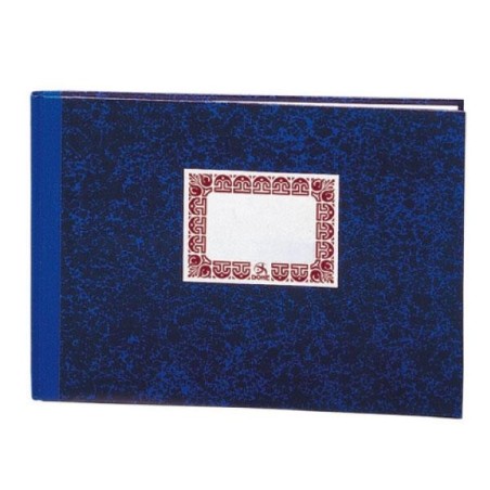 Cuaderno cartoné Dohe - Folio apaisado - Horizontal - 70 g - 100 hojas - Color azul