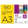CARTULINA LIDERPAPEL A3 180G/M2 AMARILLO PAQUETE DE 100 HOJAS