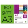 CARTULINA LIDERPAPEL A3 180G/M2 VERDE PAQUETE DE 100 HOJAS