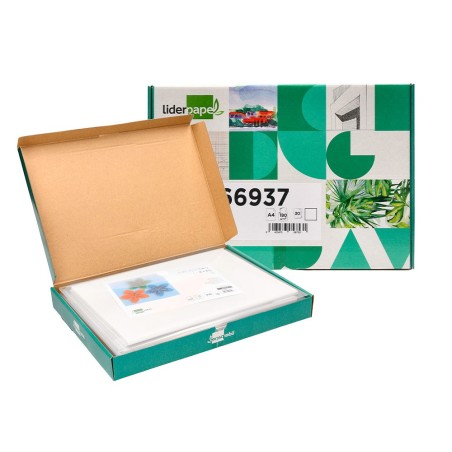 CARTULINA LIDERPAPEL A4 180G/M2 BLANCO PAQUETE DE 25+5 HOJAS