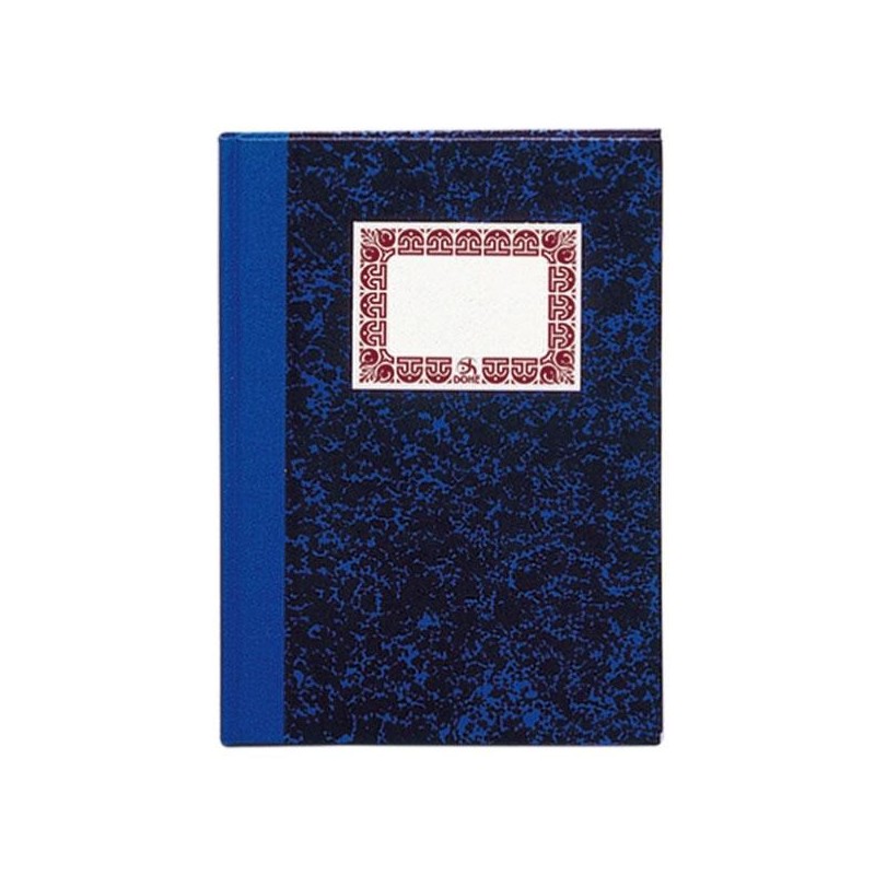 Cuaderno cartoné Dohe - Cuarto natural - Horizontal - 70 g - 100 hojas - Color azul