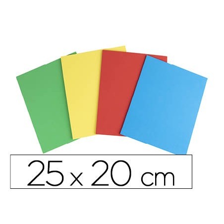 CAUCHO LIDERPAPEL 25X20 CM BOLSA DE 4 UNIDADES COLORES SURTIDOS