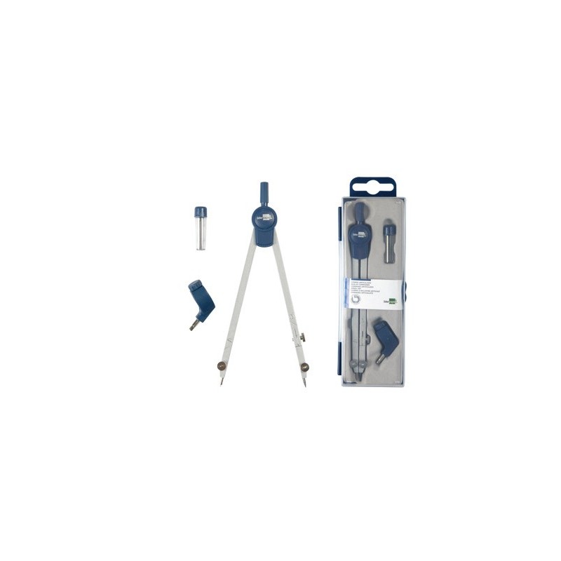 COMPAS LIDERPAPEL ARTICULADO -CON ADAPTADOR UNIVERSAL