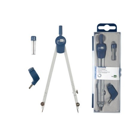 COMPAS LIDERPAPEL ARTICULADO -CON ADAPTADOR UNIVERSAL
