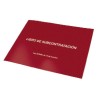 Libro subcontratación Dohe - A4 apaisado - 10 hojas - Color burdeos