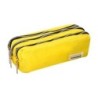 BOLSO ESCOLAR LIDERPAPEL PORTATODO RECTANGULAR 3 BOLSILLOS AMARILLO PASTEL 185X80X70 MM