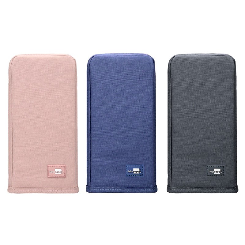 BOLSO ESCOLAR PORTATODO LIDERPAPEL VERTICAL 4 DEPARTAMENTOS IMAN PARA CONVERTIR EN CUBILETE