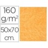 FIELTRO LIDERPAPEL 50X70CM NARANJA 160G/M2