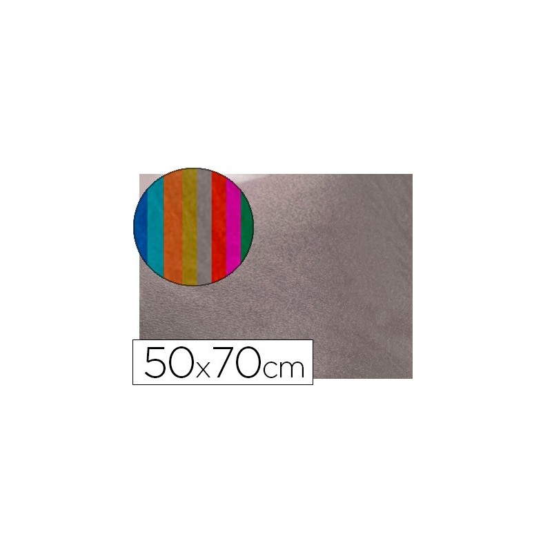 GOMA EVA LIDERPAPEL 50X70 CM ESPESOR 2 MM METALIZADA PLATA