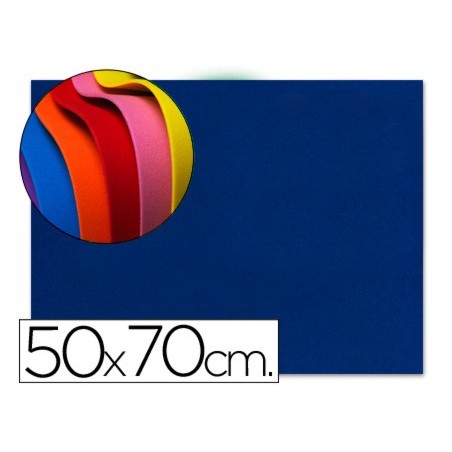GOMA EVA LIDERPAPEL 50X70CM 60G/M2 ESPESOR 1.5MM AZUL OSCURO