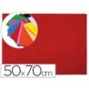 GOMA EVA LIDERPAPEL 50X70CM 60G/M2 ESPESOR 2MM TEXTURA TOALLA ROJO