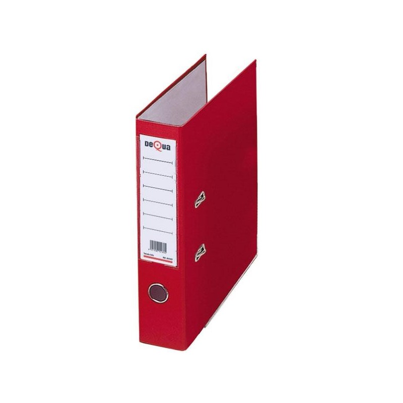 Archivador de palanca Dequa - Con rado - Folio - Lomo 70 mm - Color rojo Archivador de palanca Dequa - Con rado - Folio - Lomo 70 mm - Color rojo