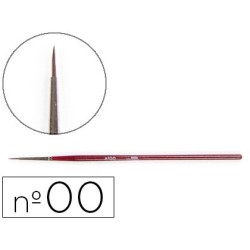 PINCELES ACUARELA LIDERPAPEL N 00 -VIROLA CROMADA PELO ENGOMADO