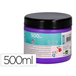 PINTURA DEDOS LIDERPAPEL TARRINA DE 500 CC VIOLETA