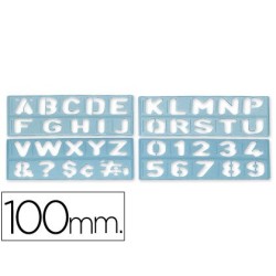 PLANTILLA LIDERPAPEL ROTULACION 1800 LETRAS Y NUMEROS 100 MM