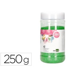 PURPURINA LIDERPAPEL FANTASIA COLOR METALICO VERDE PASTEL BOTE DE 250 GR