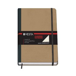 Cuaderno Dohe Vesta Nature - Cosido - A5 - 5x5 - 192 hojas - 80 g