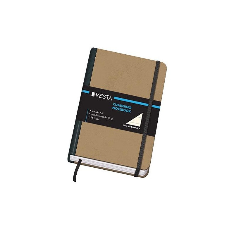 Cuaderno Dohe Vesta Nature - Cosido - A6 - Horizontal - 192 hojas - 80 g