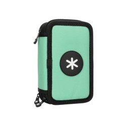 PLUMIER ESCOLAR ANTARTIK TRIPLE COLOR MENTA 36 PIEZAS