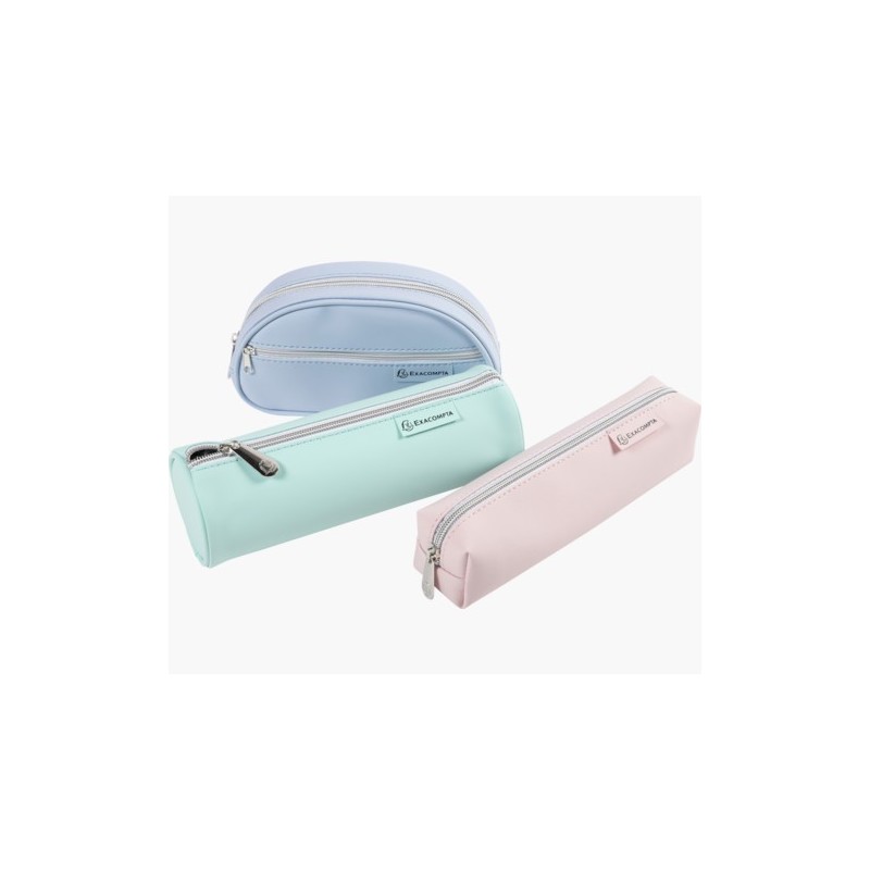 BOLSO ESCOLAR EXACOMPTA AQUAREL GOMA 3 FORMAS COLORES SURTIDOS (PACK INDIVISIBLE 18 UDS)