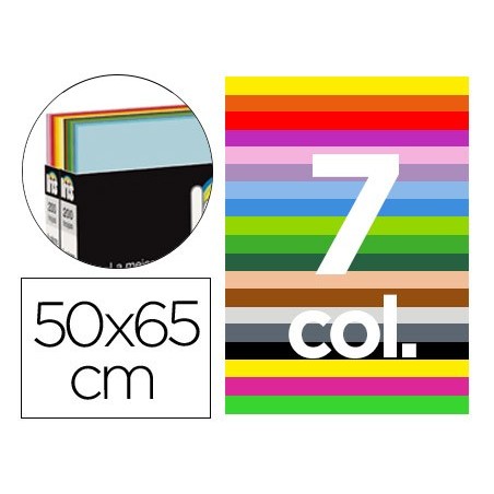 CARTULINA GUARRO 50X65 CONTENIDO -B EXPOSITOR SOBREMESA