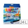 LAPICES CERA JOVICOLOR TRIANGULAR TRIWAX 24 COLORES