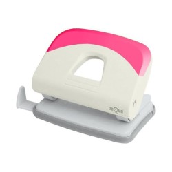 Taladro Dequa - 20 hojas - Punzones 2 x 6 mm - Color rosa
