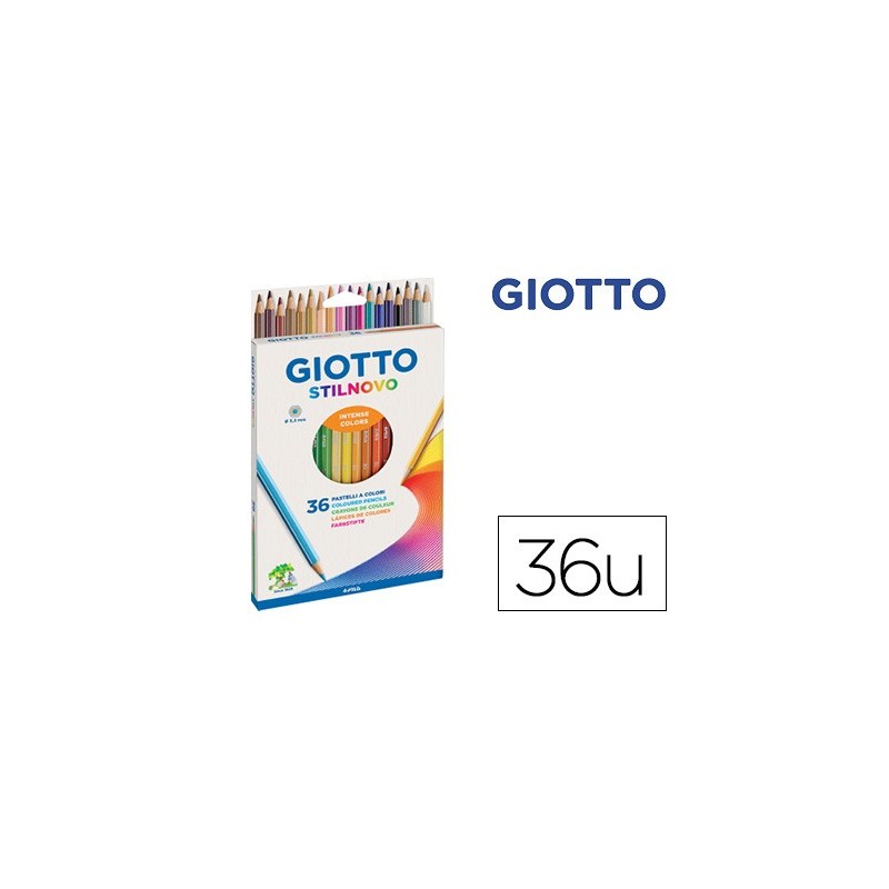 LAPICES DE COLORES GIOTTO STILNOVO CAJA DE 36 COLORES SURTIDOS
