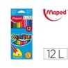 LAPICES DE COLORES MAPED 183212 TRIANGULARES CAJA DE 12UNID