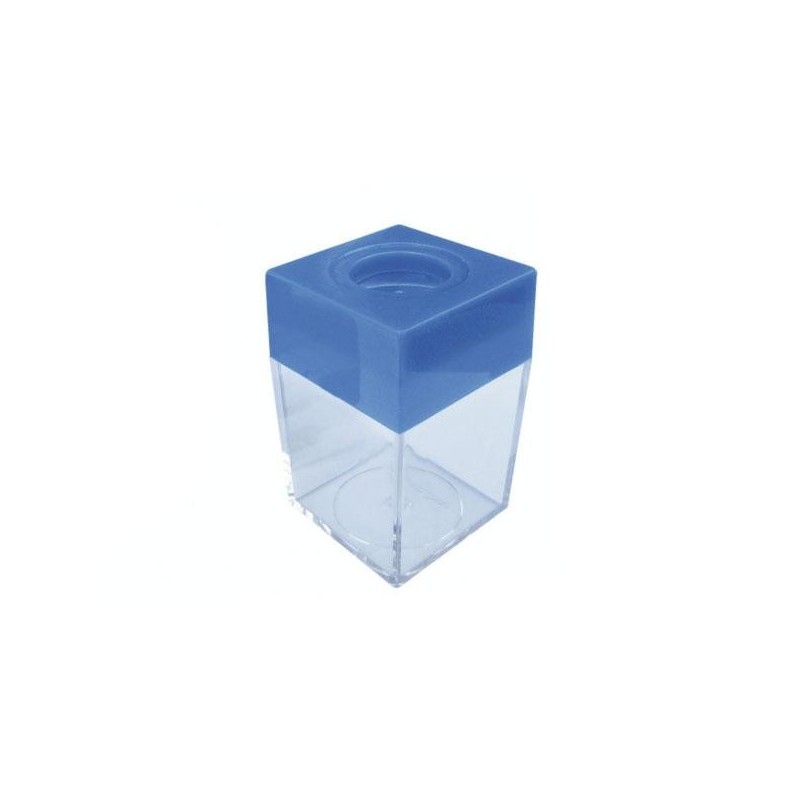 Porta clips Dohe - 42 x 42 x 70 mm - Color azul Porta clips Dohe - 42 x 42 x 70 mm - Color azul