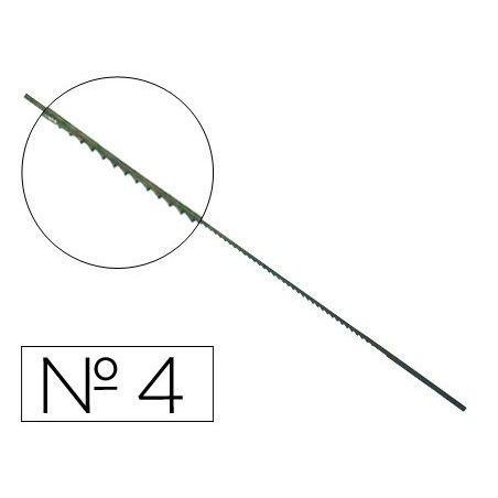 PELOS DE SEGUETA MADERA N 4 CAJA DE 144 UNIDADES