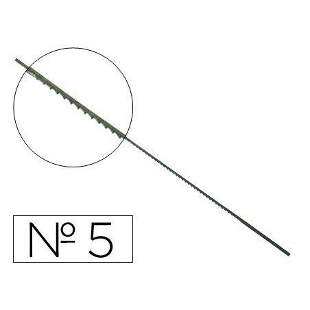 PELOS DE SEGUETA MADERA N 5 CAJA DE 144 UNIDADES