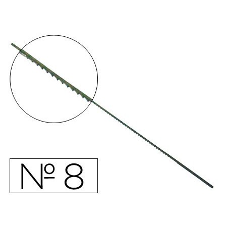 PELOS DE SEGUETA MADERA N 8 CAJA DE 144 UNIDADES