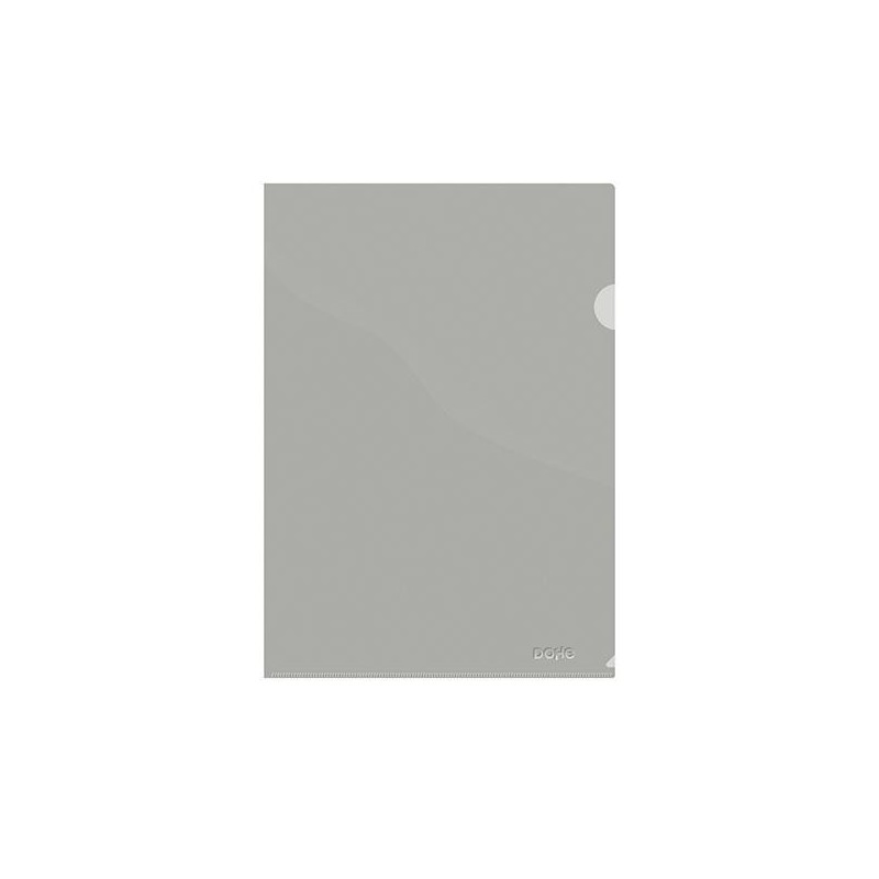 Dosier uñero Dohe Premium - PP - 180 micras - A4 - Color gris - Pack 8 ud