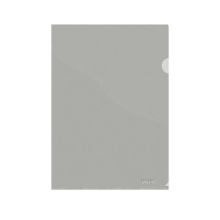 Dosier uñero Dohe Premium - PP - 180 micras - A4 - Color gris - Pack 8 ud
