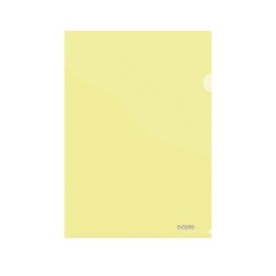 Dosier uñero Dohe Premium - PP - 180 micras - A4 - Color amarillo - Pack 8 ud