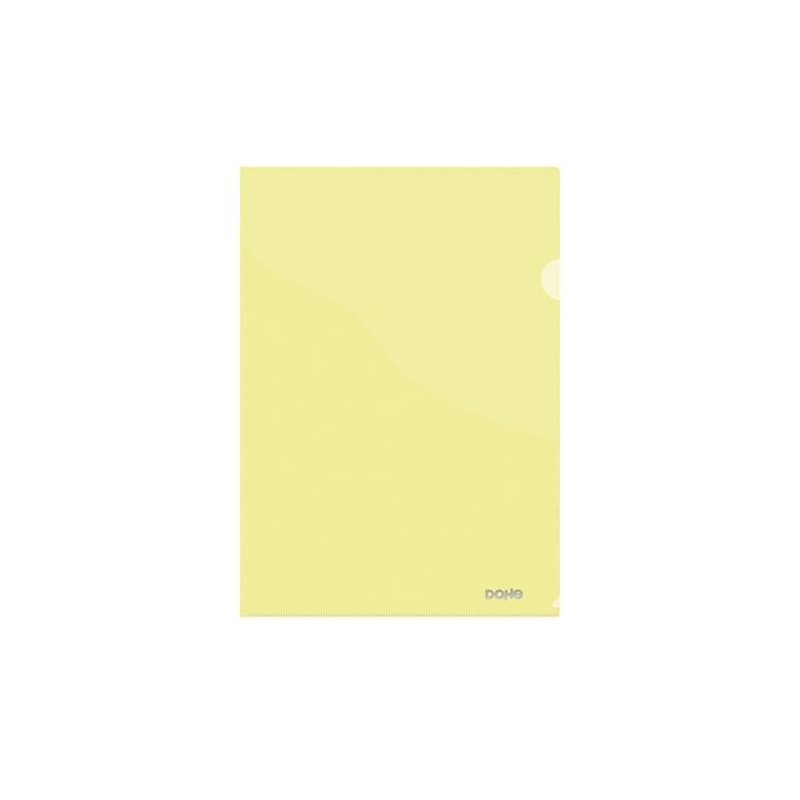 Dosier uñero Dohe Premium - PP - 180 micras - A4 - Color amarillo - Pack 8 ud