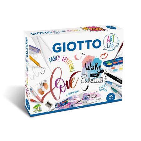 SET CREATIVO GIOTTO ART LAB FANCY LETTERING