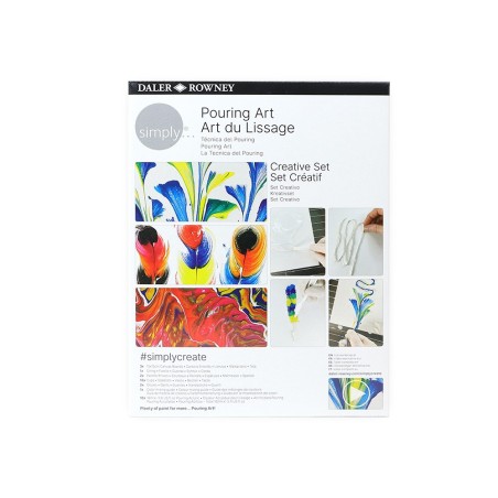 SET DE PINTURA DALER ROWNEY SIMPLY CREATIVO POURING