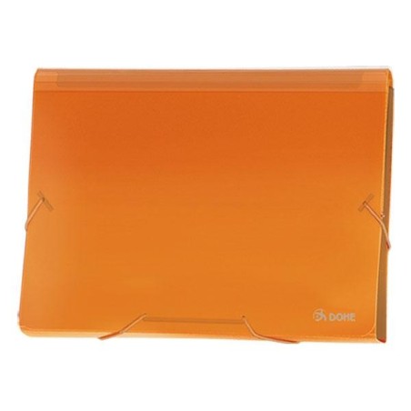 Clasificador acordeón Dohe - 13 departamentos - A4 apaisado - Color naranja