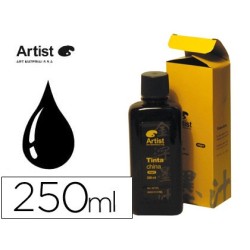 TINTA CHINA ARTIST NEGRA FRASCO 250 ML