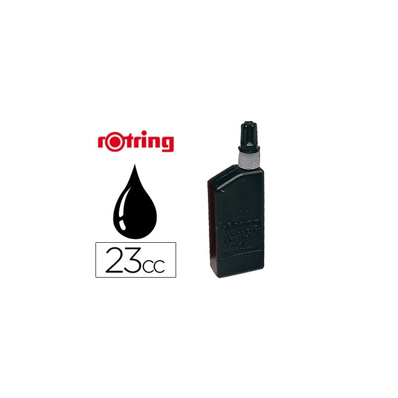 TINTA CHINA ROTRING NEGRA FRASCO DE 23 CC