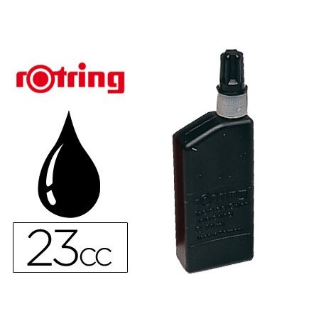 TINTA CHINA ROTRING NEGRA FRASCO DE 23 CC