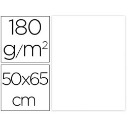 CARTULINA LIDERPAPEL 50X65 CM 180G/M2 BLANCO PAQUETE DE 25