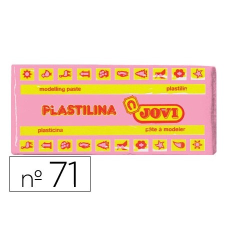 PLASTILINA JOVI 71 ROSA -UNIDAD -TAMAÑO MEDIANO