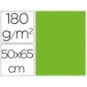 CARTULINA LIDERPAPEL 50X65 CM 180G/M2 VERDE PAQUETE DE 25