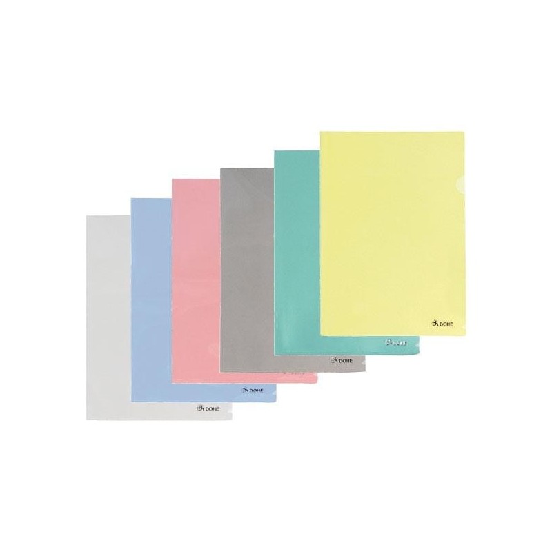 Dosier uñero Dohe Premium - PP - A4 - Color transparente - Pack 8 ud