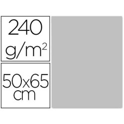 CARTULINA LIDERPAPEL 50X65 CM 240G/M2 GRIS PAQUETE DE 25 UNIDADES