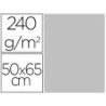 CARTULINA LIDERPAPEL 50X65 CM 240G/M2 GRIS PAQUETE DE 25 UNIDADES
